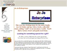 Tablet Screenshot of jo-jo-enterprises.tripod.com
