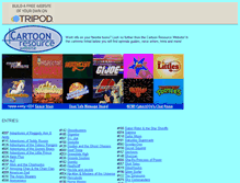 Tablet Screenshot of cartoonresource.tripod.com