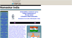 Desktop Screenshot of namaskarindia.tripod.com