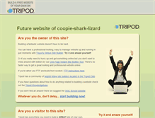 Tablet Screenshot of coopie-shark-lizard.tripod.com