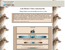 Tablet Screenshot of ladyhawkesite.tripod.com