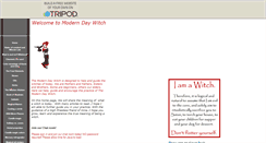 Desktop Screenshot of moderndaywitch.tripod.com