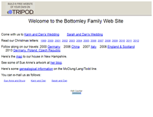 Tablet Screenshot of bbottomley.tripod.com