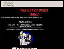 Tablet Screenshot of catdaddiesband.tripod.com