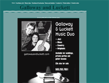 Tablet Screenshot of gallowayandluckett.tripod.com