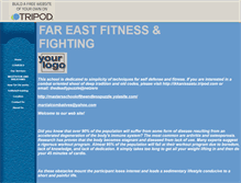 Tablet Screenshot of fitness-and-fighting.tripod.com