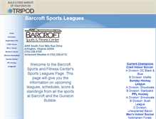 Tablet Screenshot of barcroftsports.tripod.com