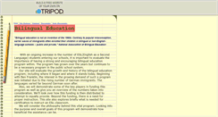 Desktop Screenshot of bilingualed.tripod.com