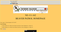 Desktop Screenshot of beavepatrol.tripod.com
