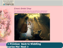 Tablet Screenshot of ericasbridalshop.tripod.com