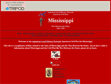 Tablet Screenshot of mscivilwar.tripod.com
