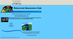 Desktop Screenshot of metrocrestnewcomers.tripod.com