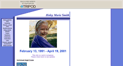 Desktop Screenshot of haley0213.tripod.com