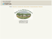 Tablet Screenshot of courtyardfarm.tripod.com