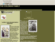 Tablet Screenshot of colemanharris.tripod.com