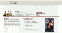 Desktop Screenshot of homeschooledscouts.tripod.com