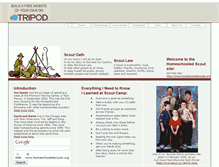 Tablet Screenshot of homeschooledscouts.tripod.com