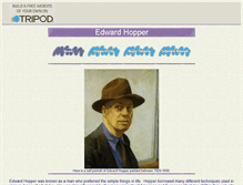 Tablet Screenshot of edwardhopper0.tripod.com