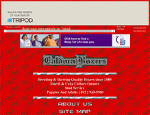 Tablet Screenshot of caldora.tripod.com