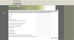 Desktop Screenshot of futurepredictor.tripod.com