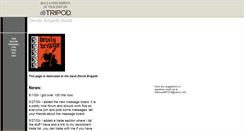 Desktop Screenshot of devilsbrigadeband.tripod.com