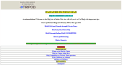 Desktop Screenshot of hajjindia.tripod.com