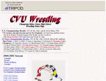 Tablet Screenshot of cvuwrestle.tripod.com