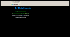 Desktop Screenshot of djchrisepa.tripod.com