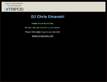 Tablet Screenshot of djchrisepa.tripod.com