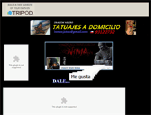 Tablet Screenshot of dragonnegro108.tripod.com
