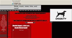 Desktop Screenshot of metal-music3.tripod.com