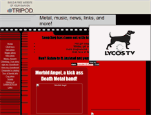 Tablet Screenshot of metal-music3.tripod.com