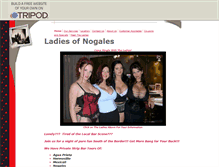 Tablet Screenshot of ladiesofnogales.tripod.com