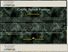 Tablet Screenshot of celticspiritfarms.tripod.com