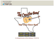Tablet Screenshot of crossfire-band.tripod.com