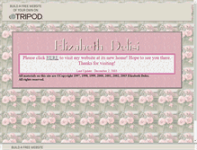 Tablet Screenshot of elizabethdelisi.tripod.com