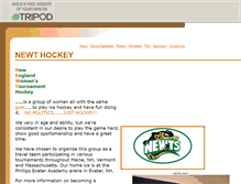 Tablet Screenshot of newthockey.tripod.com