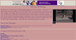Desktop Screenshot of alwaysdancing.tripod.com