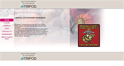 Desktop Screenshot of marinemartialarts.tripod.com