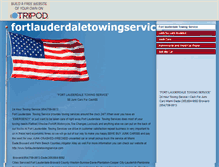 Tablet Screenshot of fortlauderdaletowingservice.tripod.com