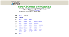 Desktop Screenshot of chroniclecockscomb.tripod.com
