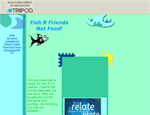 Tablet Screenshot of fishrfriendsnotfood.tripod.com