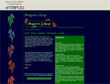 Tablet Screenshot of dragons-keep.tripod.com