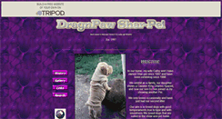 Desktop Screenshot of dragnpawkennels.tripod.com