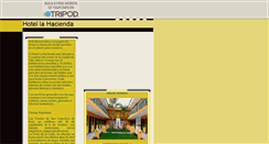 Desktop Screenshot of hotel-la-hacienda.tripod.com