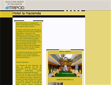 Tablet Screenshot of hotel-la-hacienda.tripod.com