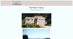 Desktop Screenshot of bigdipperlodging.tripod.com