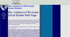 Desktop Screenshot of mrscarberry.tripod.com