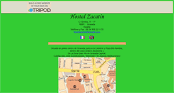 Desktop Screenshot of hostalzacatin.mx.tripod.com