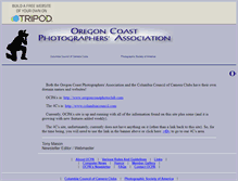 Tablet Screenshot of oregoncoastphotoclub.tripod.com